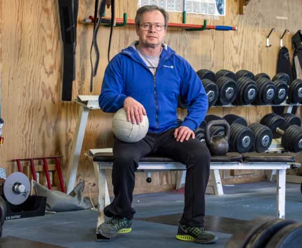 Michail Tonkonogi i gymmet.